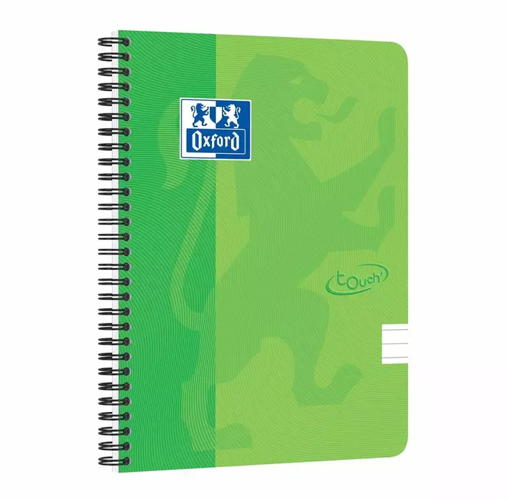 OXFORD TOUCH KIERREVIHKO A5 VIHREÄ - Muistilehtiöt ja -kirjat - 5904017342267 - 1