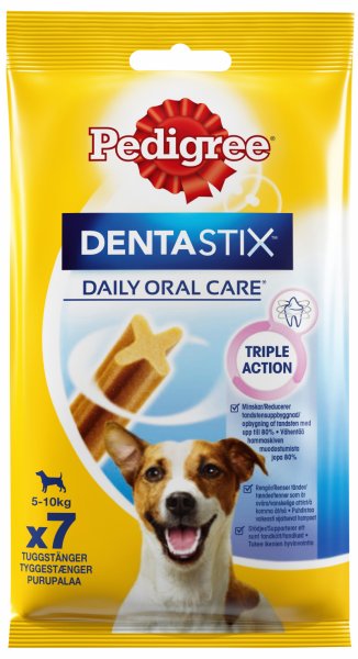 PEDIGREE DENTASTIX SMALL - Koiran hampaidenhoitoherkut - 5010394984577 - 1
