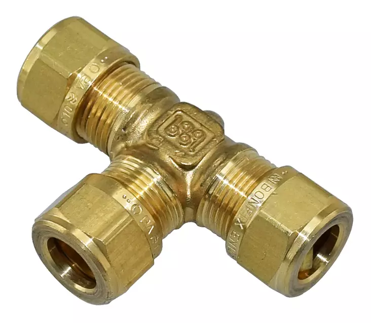 PUSERRUSLIITIN T-HAARA 22 - Putket ja putkiliittimet - 6438140056597 - 1