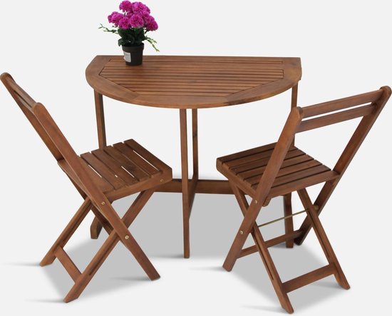 PUUTARHAKALUSTESETTI 3-OSAINEN - Puutarhapenkit ja -tuolit - 8719202532487 - 1