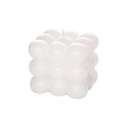 Polar Pöytäkynttilä Kuplakuutio valko - Pöytäkynttilät ja tuoksukynttilät - 6410416216577 - 1