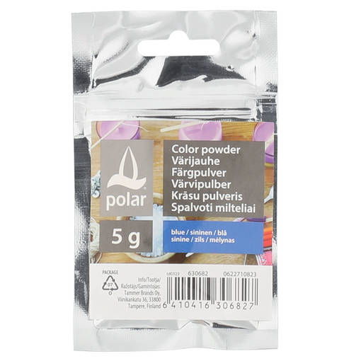 Polar Värijauhe kynttilä valmistukseen 5 g safiirinsininen - Tee-se-itse DIY - 6410416306827 - 1