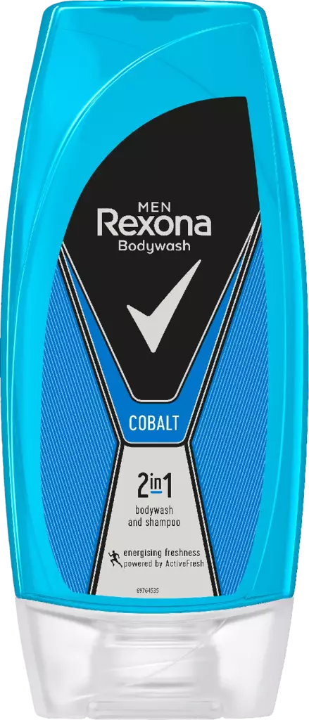 REXONA SG 225ML COBALT 2-IN-1 - Miesten saippuat ja suihkugeelit - 8720181393877 - 1