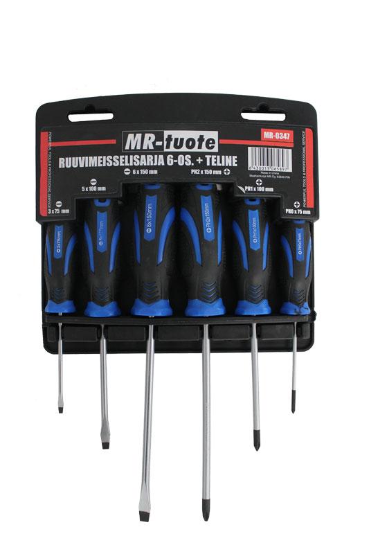 RUUVIMEISSELISARJA 6-OS. - Työkalusarjat - 6430013065897 - 1