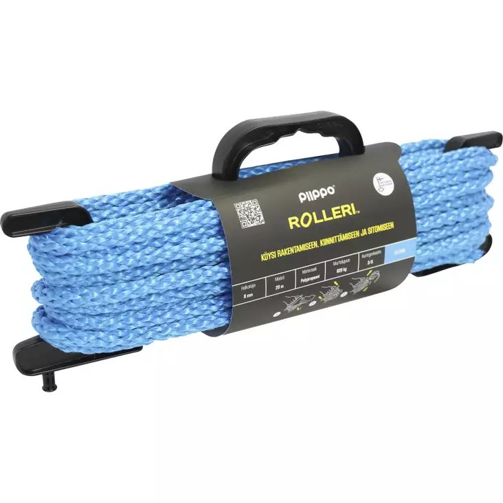 Rolleri palmikoitu polypropeeni 8mm x 20m - Köydet ja narut - 6408586580147 - 1