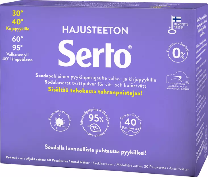 SERTO HAJUUSTEETON PYYKINPESUJAUHE 1,35K - Pyykinpesuaineet  - 6417964579017 - 1