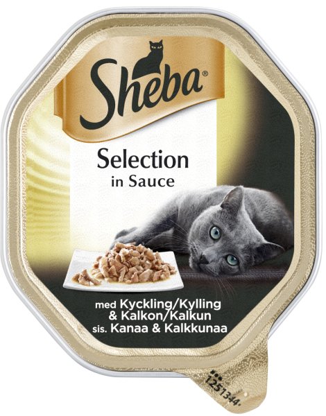 SHEBA SELECTION kana/kalkkuna - Kissan märkäruoka - 3065890122437 - 1