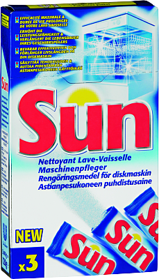Sun Astiainkoneen puhdistusaine Regular 3 PC - Tiskiaineet ja konetiskitabletit - 8717163055977 - 1