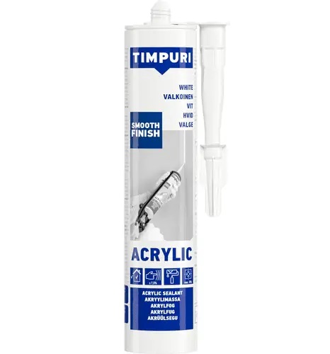 TIMPURI Akryyli valkoinen 290 ml - Akryylimassat - 6418091030617 - 1