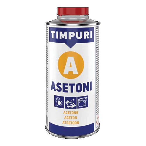 TIMPURI Asetoni 750 ml - Maaliohenteet - 6418091031157 - 1