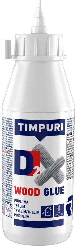 TIMPURI Puuliima D2 200ml - Kiinnitys- ja liimamassat - 6418091030457 - 1