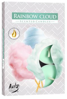 TUOKSULÄMPÖKYNTTILÄ RAINBOW CLOUD - Lämpökynttilät ja öljykynttilät - 5906927034607 - 1