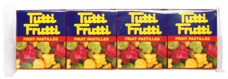 TUTTI FRUTTI 4-PACK 68G - Makeispussit, -patukat ja tikkarit - 6420256015117 - 1
