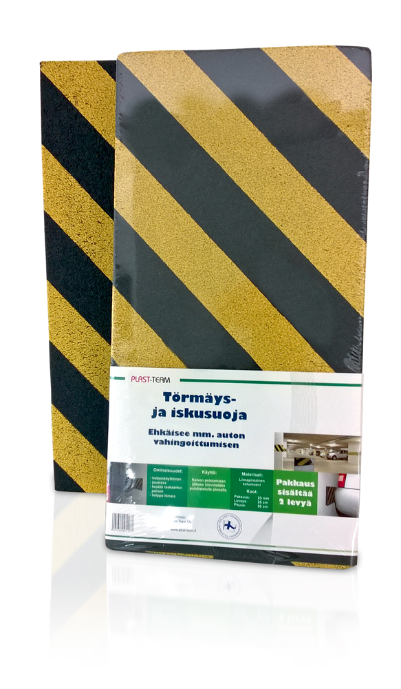 Törmäyssuoja 25 x 50 cm 2 kpl - Tikkaat ja telineet - 5997608584177 - 1