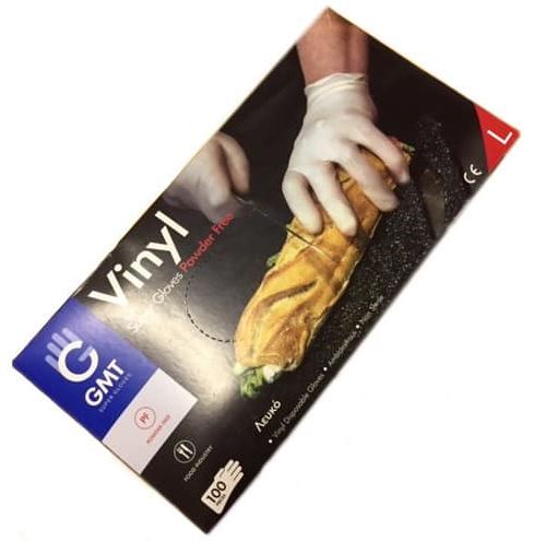 Vinyylikäsineet koko XL 100kpl - Suojavaatteet, -käsineet ja -tarvikkeet - 6438159088077 - 1