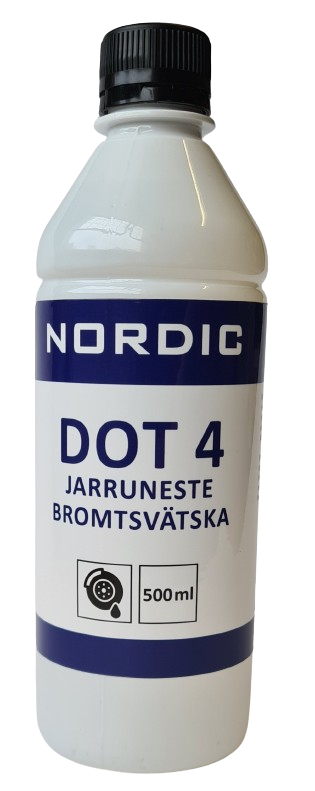 Nordic Jarruneste DOT – 4 0,5L. - Jarrunesteet - 4742516002227 - 1