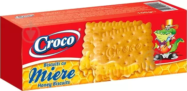 Croco hunajakeksi 100g - Makeat keksit - 5941194002287 - 1
