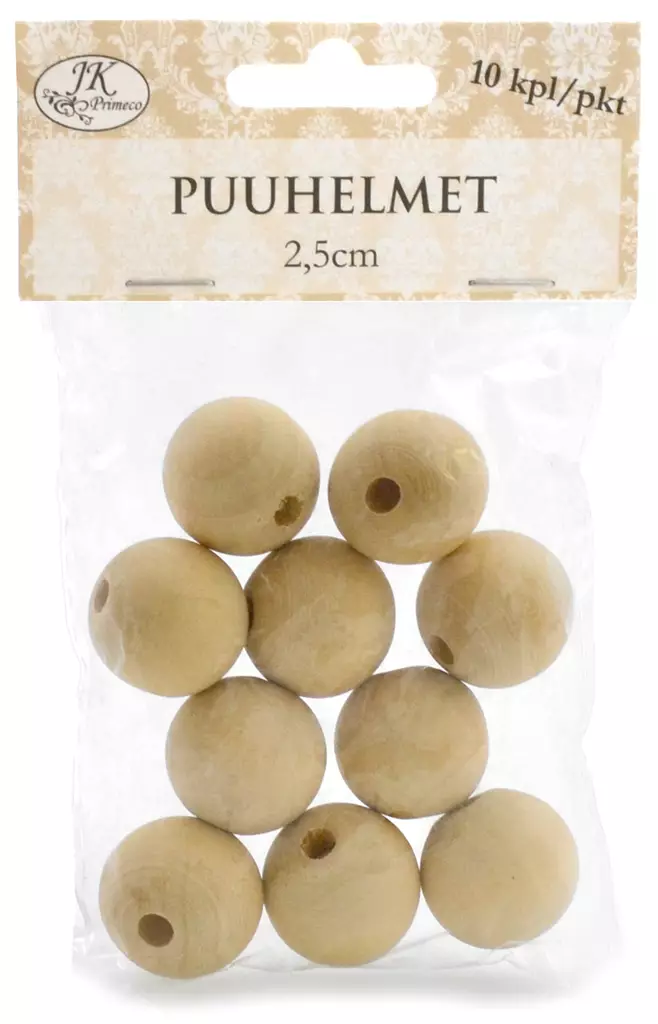 PUUHELMET 2,5 CM - Koriste-esineet - 6417715039227 - 1