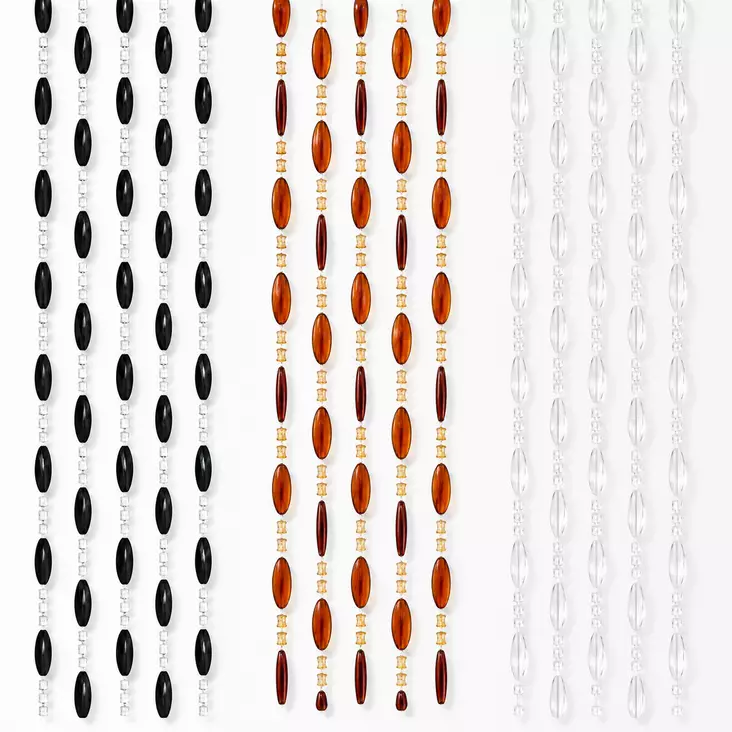 Oviverho Helmillä 90x175cm Värilajitelma - Verhot - 6438506026417 - 1