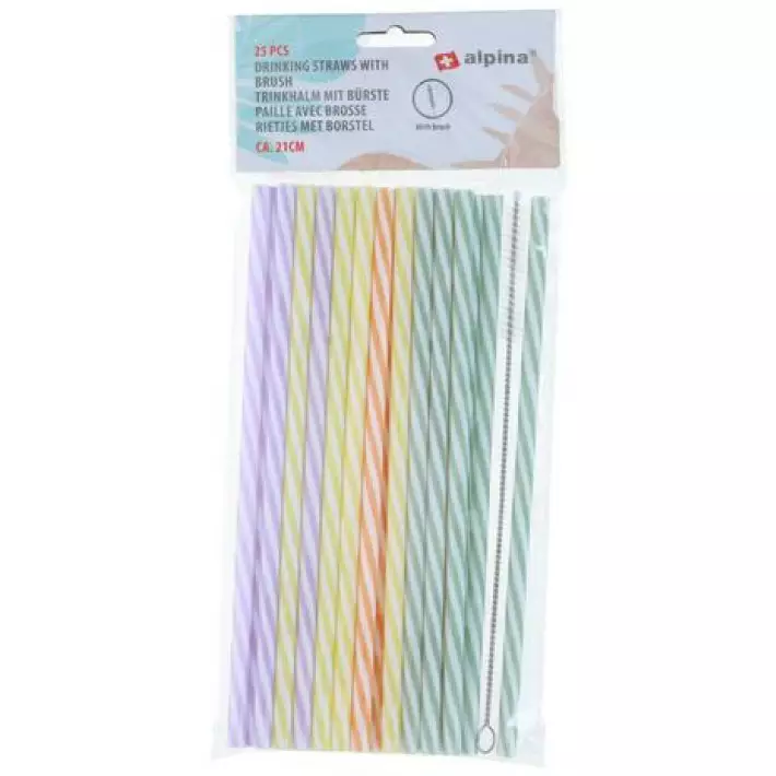 Alpina Juomapillit 24 kpl ja pesuharja - Juomapullot ja juomapurkit - 8711252569277 - 1