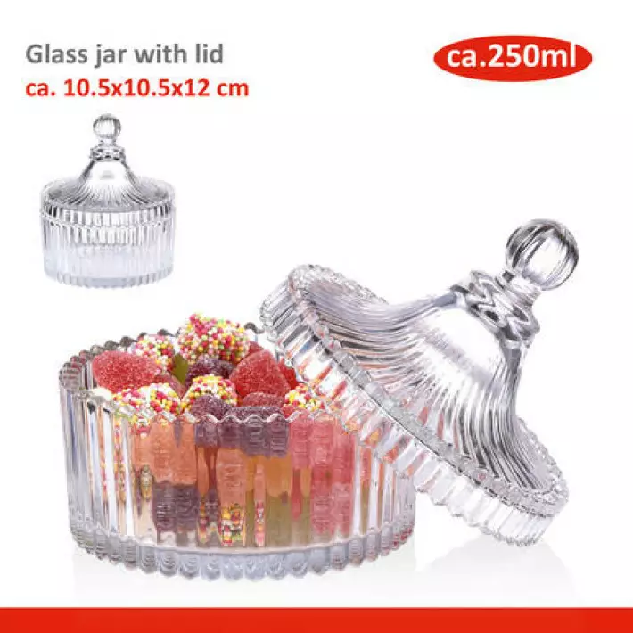 Alpina lasirasia kannella 250ml - Ruuansäilytysrasiat - 8711252243627 - 1