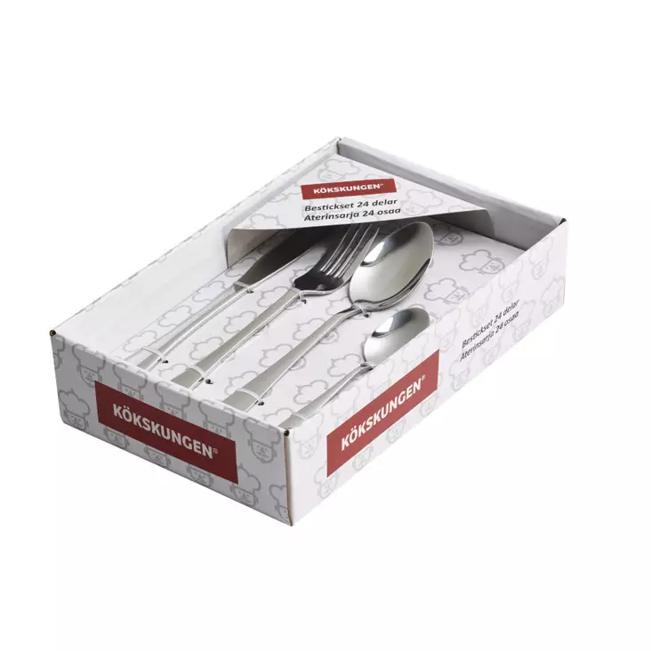 ATERINSETTI 24 OSAINEN - Ruokailuvälineet ja -setit - 7391467261107 - 1