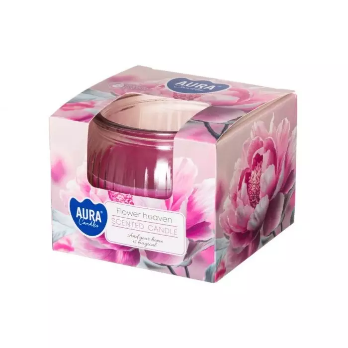 Aura Tuoksukynttilälasi Flower Heaven - Pöytäkynttilät ja tuoksukynttilät - 5906927061597 - 1