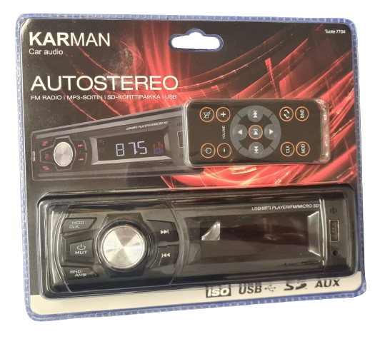 AUTORADIO KARMAN AUDIO 12V - Autostereot - 6438152077047 - 1