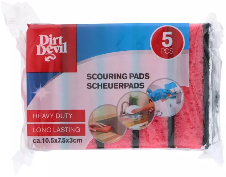 Dirt Devil hankaussienet, 5 kpl/paketti - Siivousliinat ja -sienet - 8711252477657 - 1