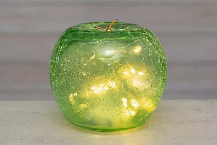 Finnlumor LED-omena 15 cm vihreä - Koristevalot - 6410416598147 - 1