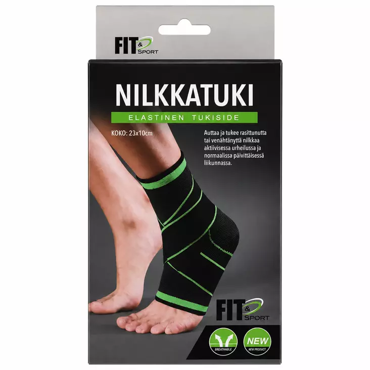 Fit & Sport Nilkkatuki 23x10cm - Liikuntatuet ja apuvälineet - 6438506015817 - 1