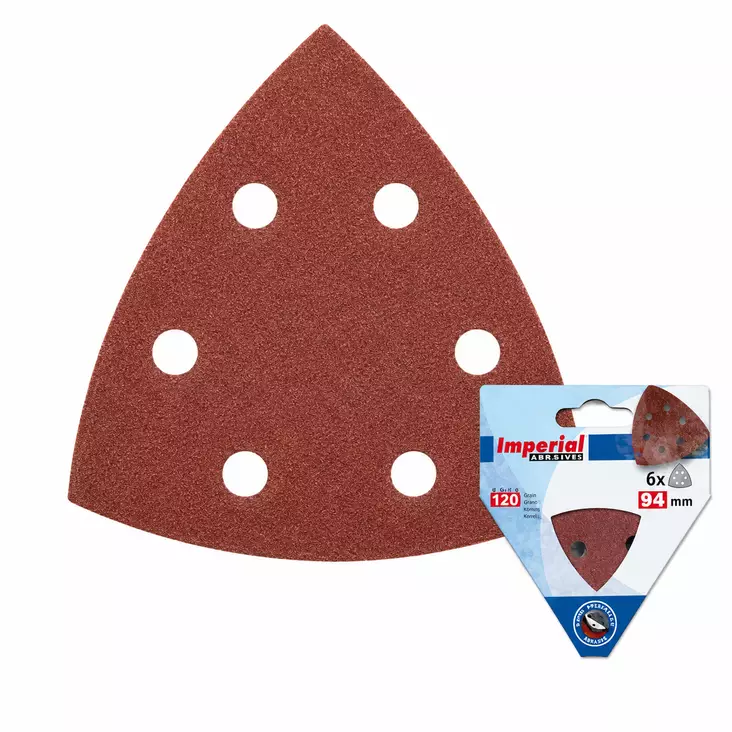 Hiomakolmio 94mm 6kpl K120 - Hiomapaperit - 8010626031427 - 1