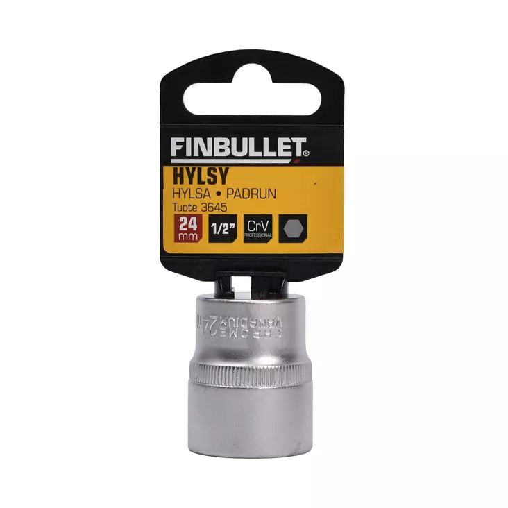 Hylsy 1/2" 24 mm - Hylsytyökalut - 6438152036457 - 2