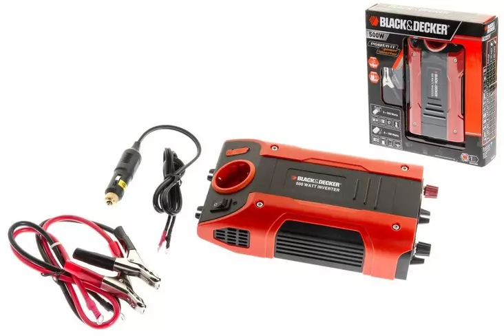 INVERTTERI 400W BLACK & DECKER - Auton akkutarvikkeet - 5035048233337 - 1