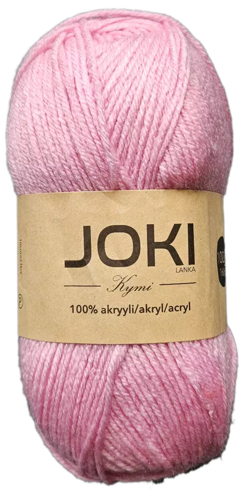 JOKI-KYMI AKRYYLILANKA soft rose - Neulelangat ja virkkuulangat - 6438159398077 - 1