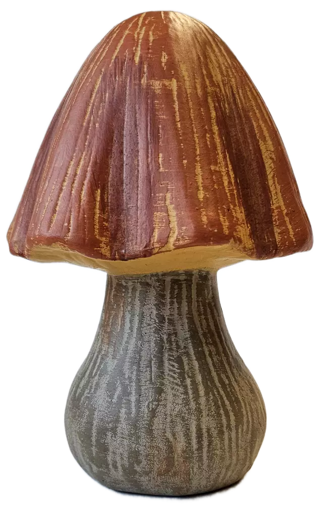 KERAAMINEN SIENI 10.5x10x16 cm - Koriste-esineet - 6438159388627 - 1