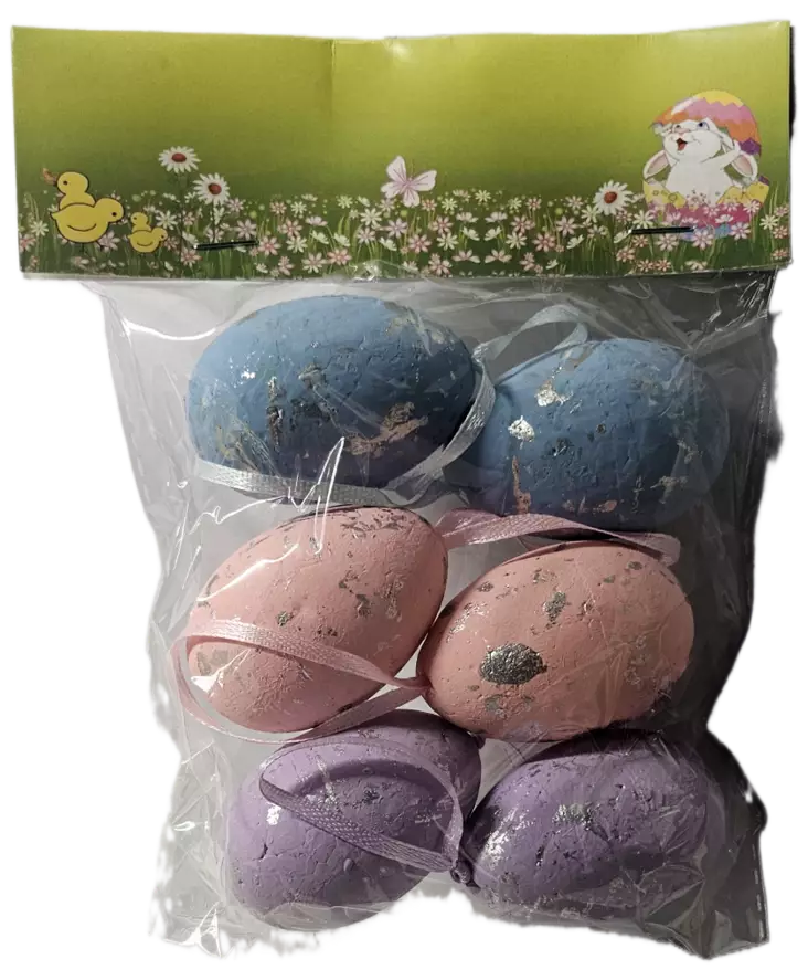 KORISTEMUNAT 6KPL PUSSISSA - Juhlakoristeet - 6438159396097 - 1