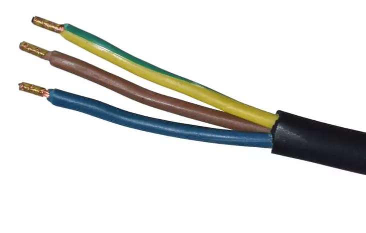 KUMIKAAPELI H07RN-F 3X2,5 5M NIPPU - Asennuskaapelit - 6438140431257 - 1