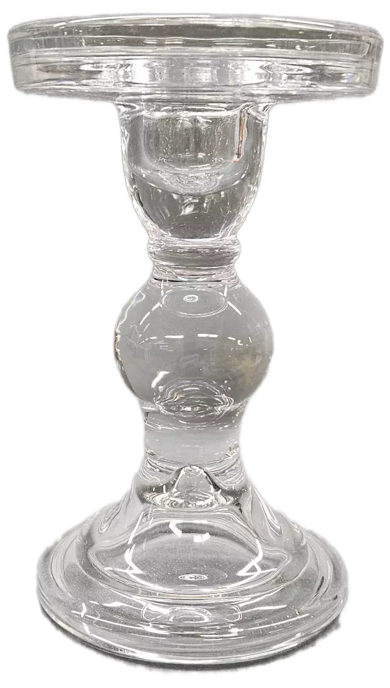 KYNTTILÄNJALKA 13,2 cm LASIA - Kynttilänjalat ja tuikkukipot - 6438159368087 - 1