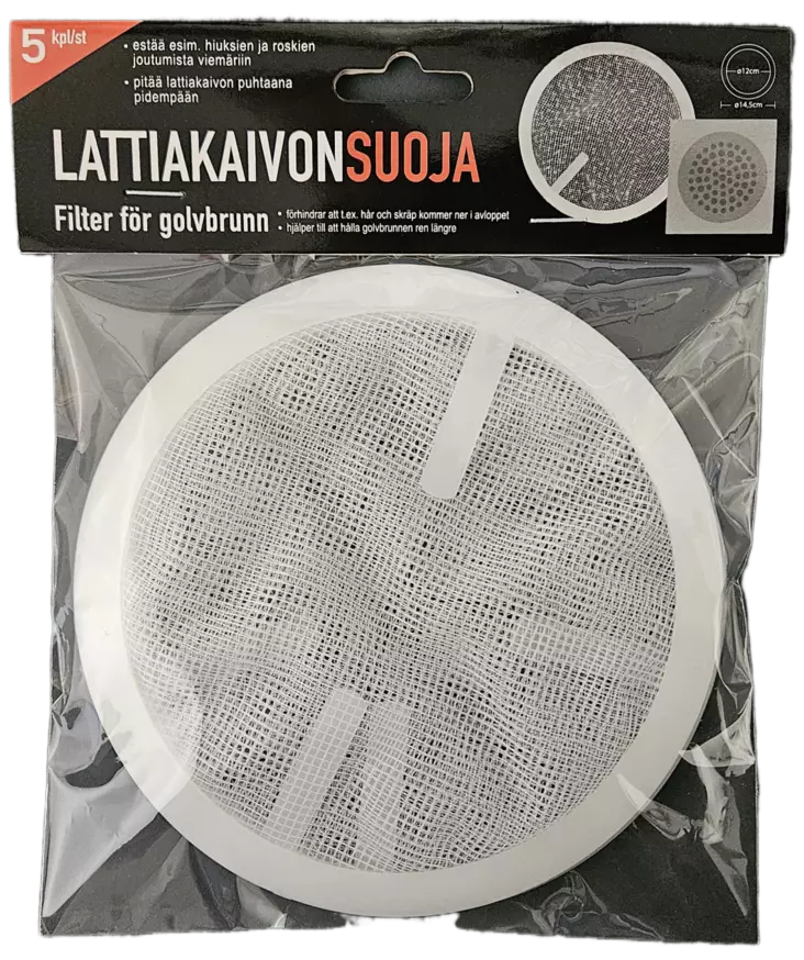 Lattiakaivon suoja 5kpl/pkt - Lattiakaivot - 6438159861007 - 3