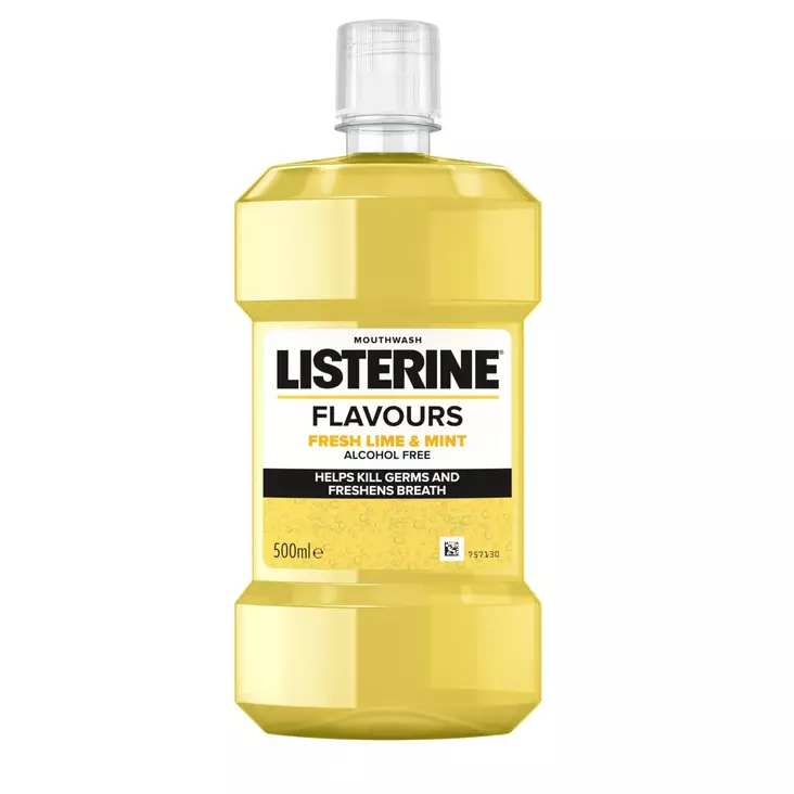 LISTERINE SUUVESI LIME & MINT 500M - Suunhoito, hammastahnat ja -harjat - 3574661684307 - 1