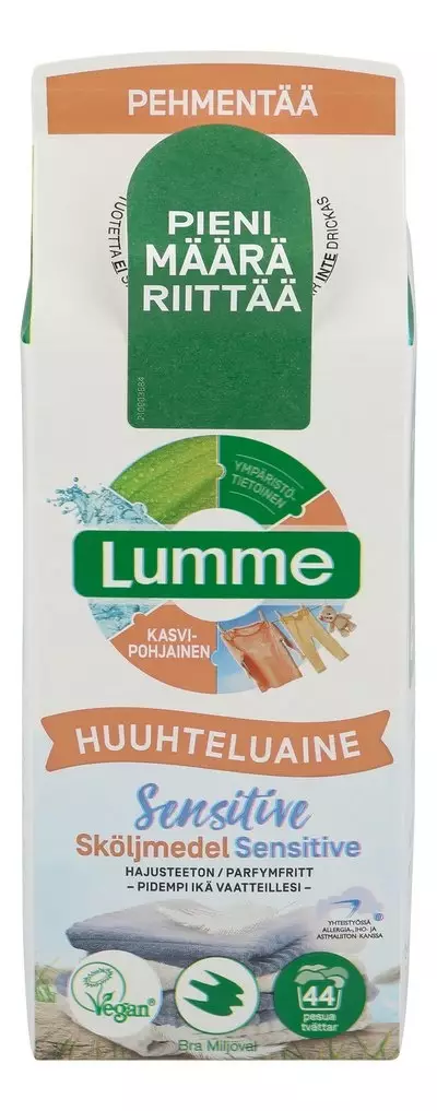 Lumme Huuhteluaine Sensitive hajusteeton 750 ml - Pyykinpesuaineet  - 7046110322307 - 1