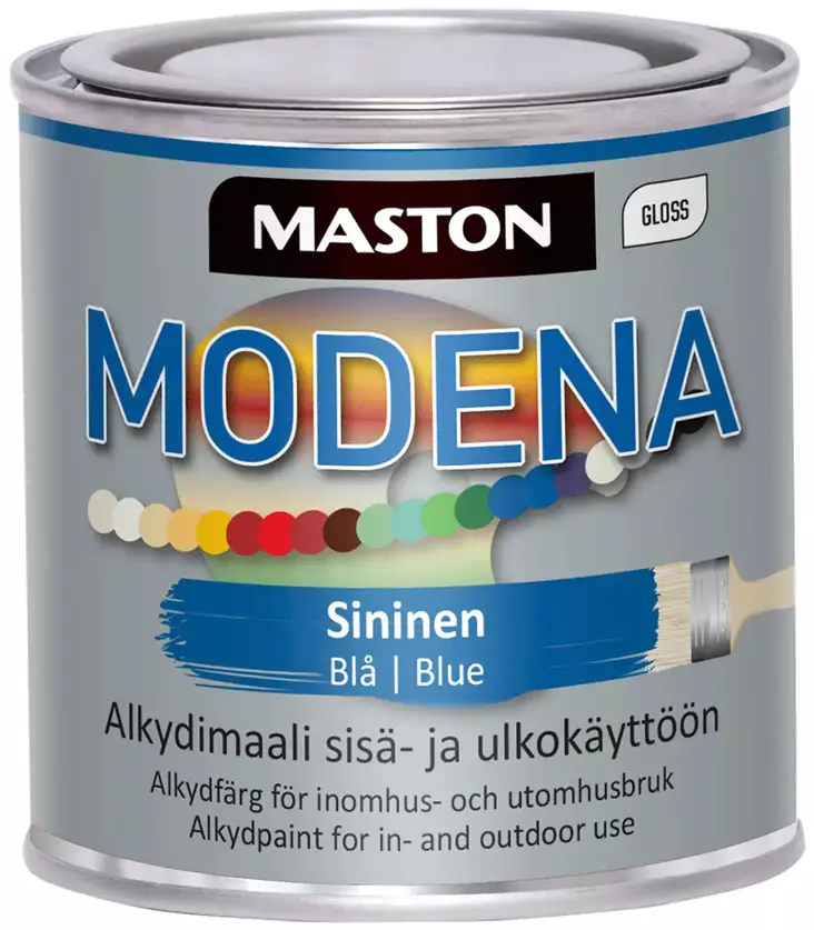 Maali Modena sininen 250ml - Kalustemaalit - 6412496041117 - 1