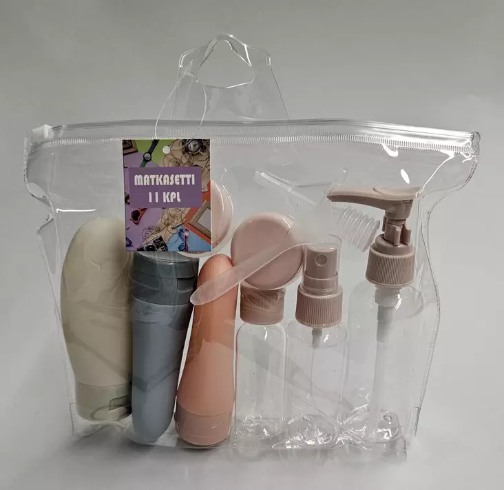 MATKAPULLOSETTI 11-OS VÄRILAJITELMA - Matkatarvikkeet - 6438159886987 - 1