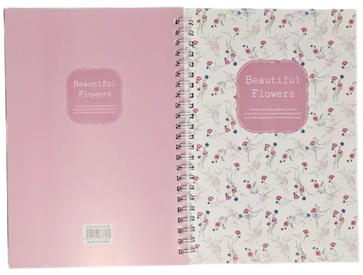 MUISTIKIRJA Kukkakuosi A5 60 sivua - Muistilehtiöt ja -kirjat - 6438506009397 - 1