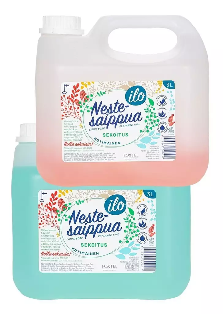 NESTESAIPPUA FOXTEL 3 L SEKOITUS - Käsisaippuat - 6419642300517 - 1