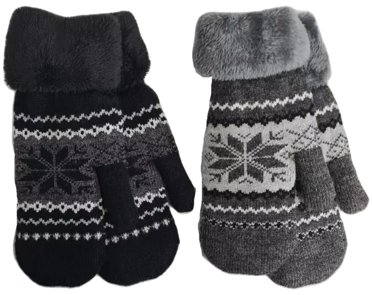 N neulelapaset - Naisten käsineet - 6438159369497 - 1