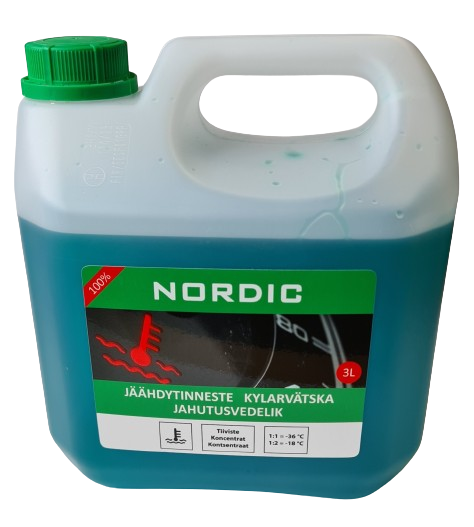 Nordic Jäähdytinneste 100% 3L - Jäähdytysnesteet - 4742516001237 - 1