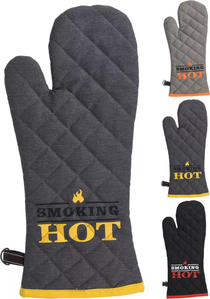 Patakinnas puuvillaa ja nahkaa - Keittiötekstiilit - 8719987010057 - 1