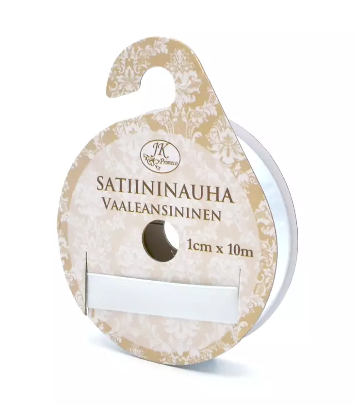 Satiininauha 1cm x 10m vaal.sininen - Tee-se-itse DIY - 6417715036677 - 2